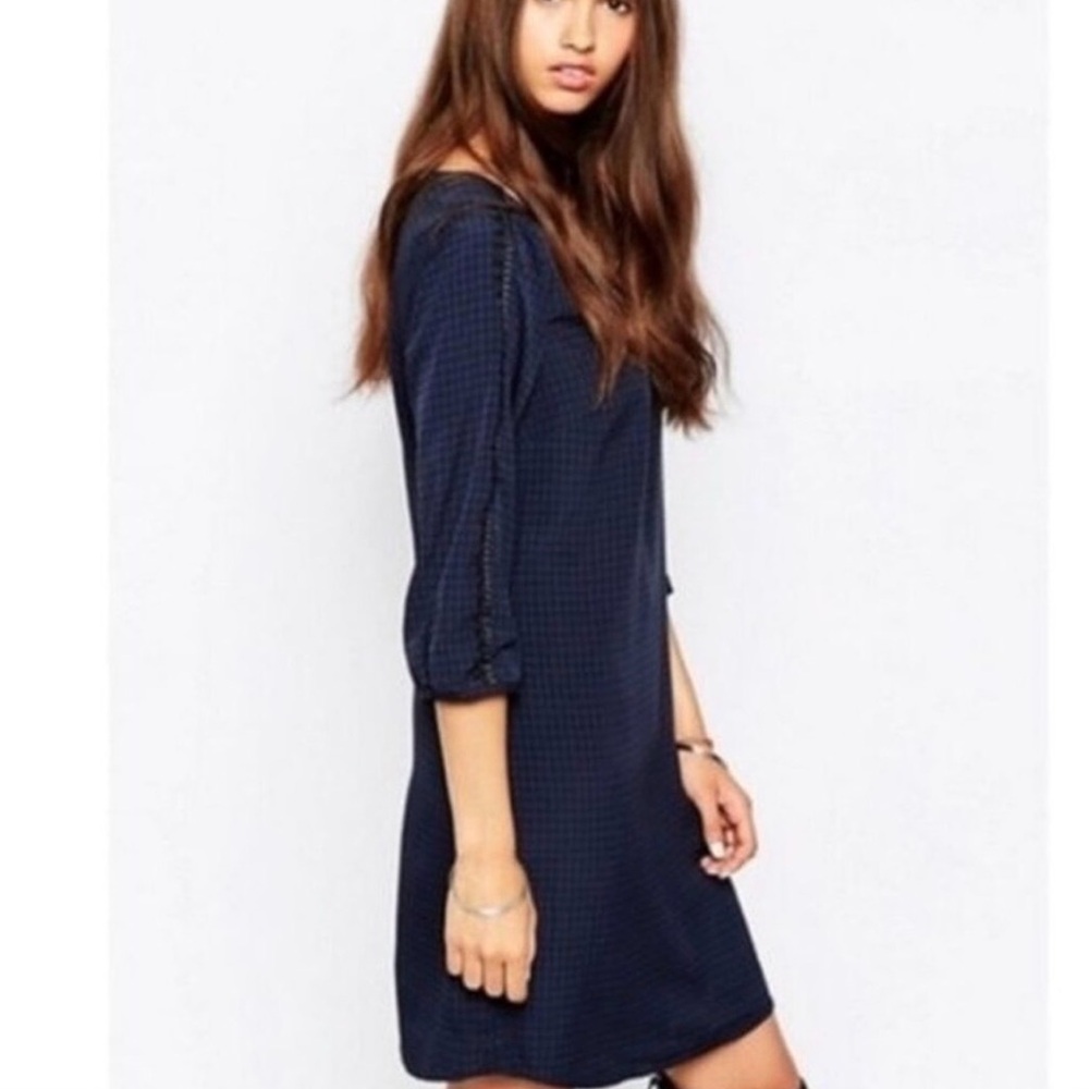 Navy Shift Dress - Classic Women's Dress -Maison Scotch